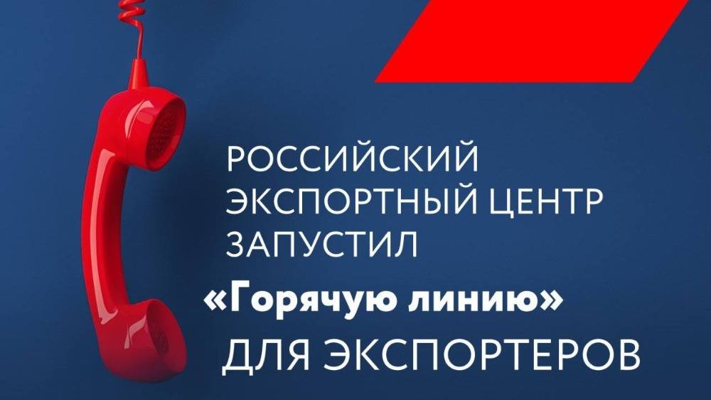 Российский экспортный центр запустили «горячую линию» для экспортеров